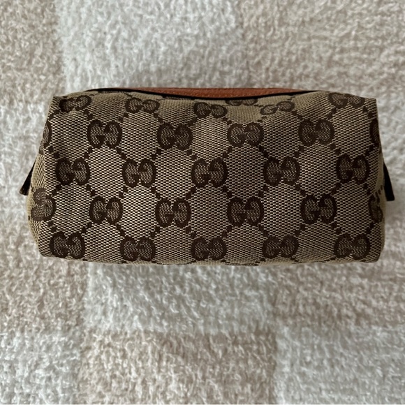 Authentic: Gucci GG Canvas Cosmetic Pouch - Picture 6 of 8
